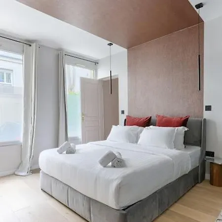 Mykeypers - Luxury Flat 3br 8p With Jacuzzi - Haussmann شقة *