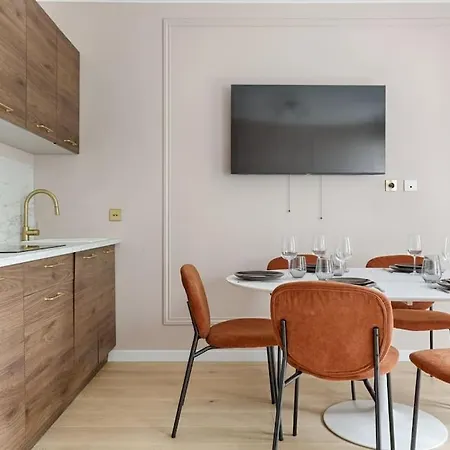 Mykeypers - Luxury Flat 3br 8p With Jacuzzi - Haussmann شقة