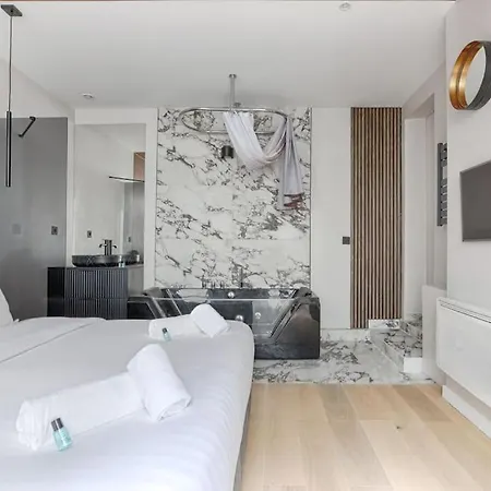 Mykeypers - Luxury Flat 3br 8p With Jacuzzi - Haussmann *