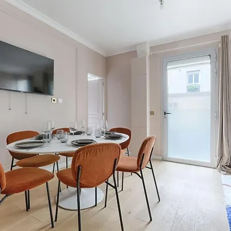 شقة Mykeypers - Luxury Flat 3br 8p With Jacuzzi - Haussmann