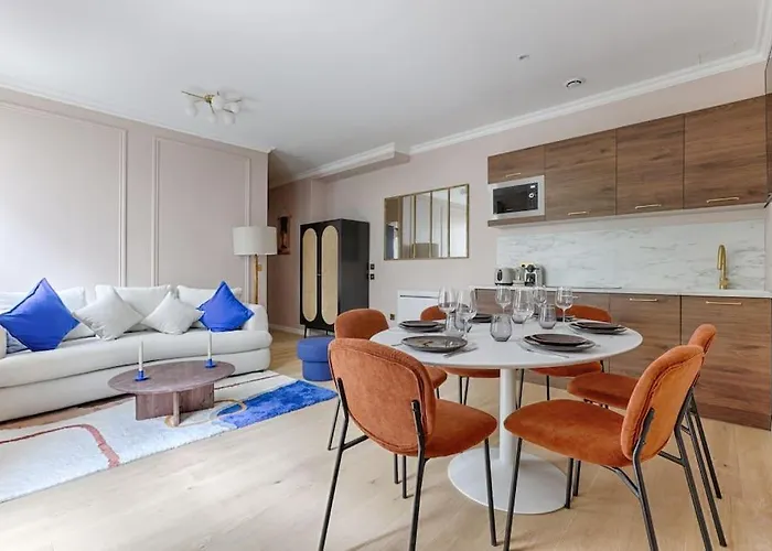 Mykeypers - Luxury Flat 3br 8p With Jacuzzi - Haussmann Lägenhet