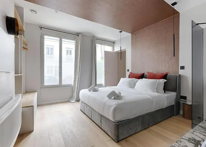 Mykeypers - Luxury Flat 3br 8p With Jacuzzi - Haussmann *