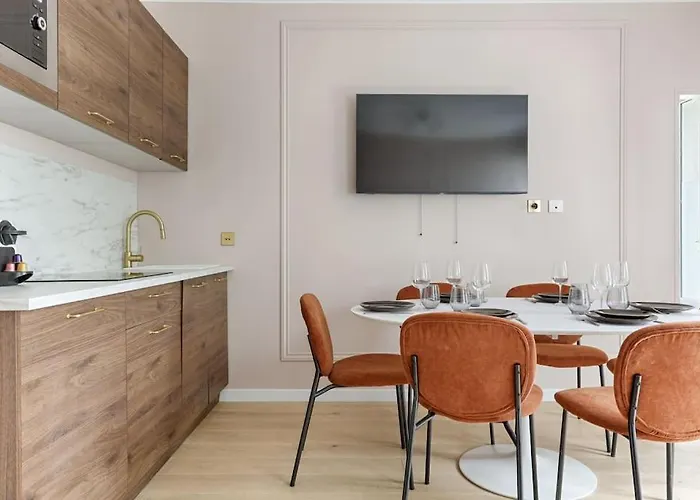 Mykeypers - Luxury Flat 3br 8p With Jacuzzi - Haussmann Lägenhet