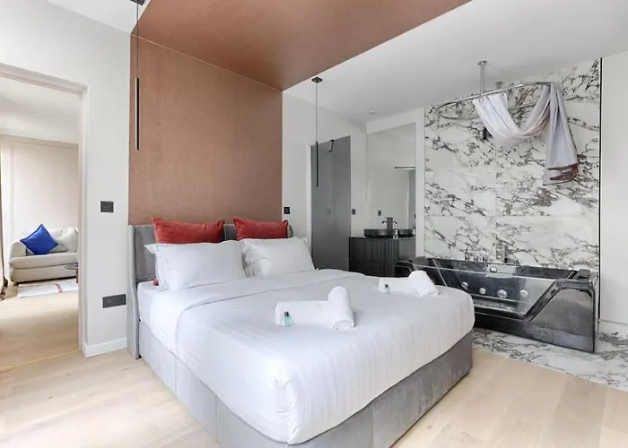 Lägenhet Mykeypers - Luxury Flat 3br 8p With Jacuzzi - Haussmann Paris