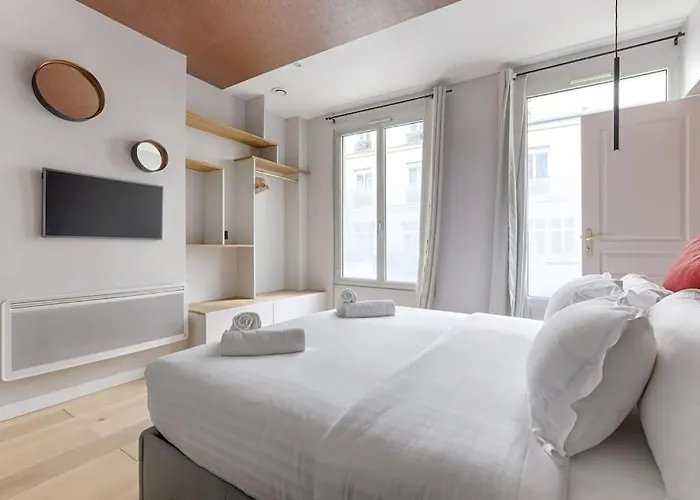 Mykeypers - Luxury Flat 3br 8p With Jacuzzi - Haussmann Lägenhet