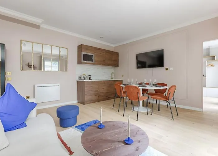 Mykeypers - Luxury Flat 3br 8p With Jacuzzi - Haussmann *