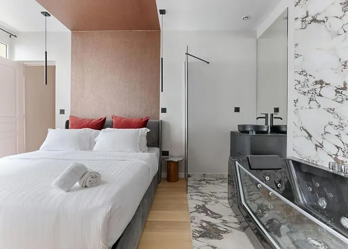 Mykeypers - Luxury Flat 3br 8p With Jacuzzi - Haussmann *