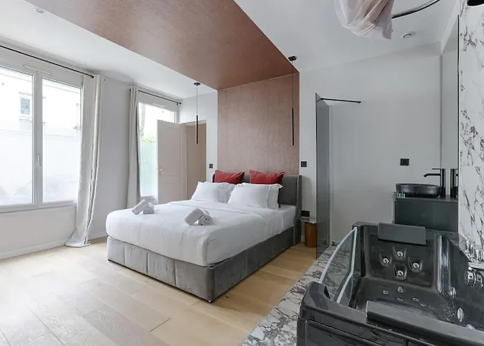 Mykeypers - Luxury Flat 3br 8p With Jacuzzi - Haussmann