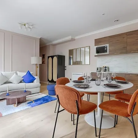 Mykeypers - Luxury Flat 3br 8p With Jacuzzi - Haussmann Apartament