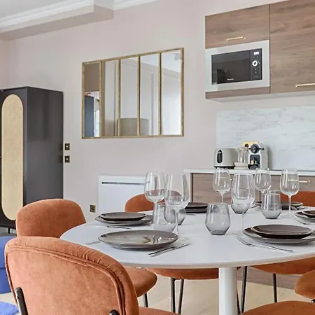 Mykeypers - Luxury Flat 3br 8p With Jacuzzi - Haussmann * Paryż