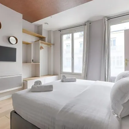 Mykeypers - Luxury Flat 3br 8p With Jacuzzi - Haussmann Apartament