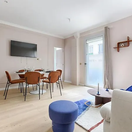 Mykeypers - Luxury Flat 3br 8p With Jacuzzi - Haussmann * Paryż